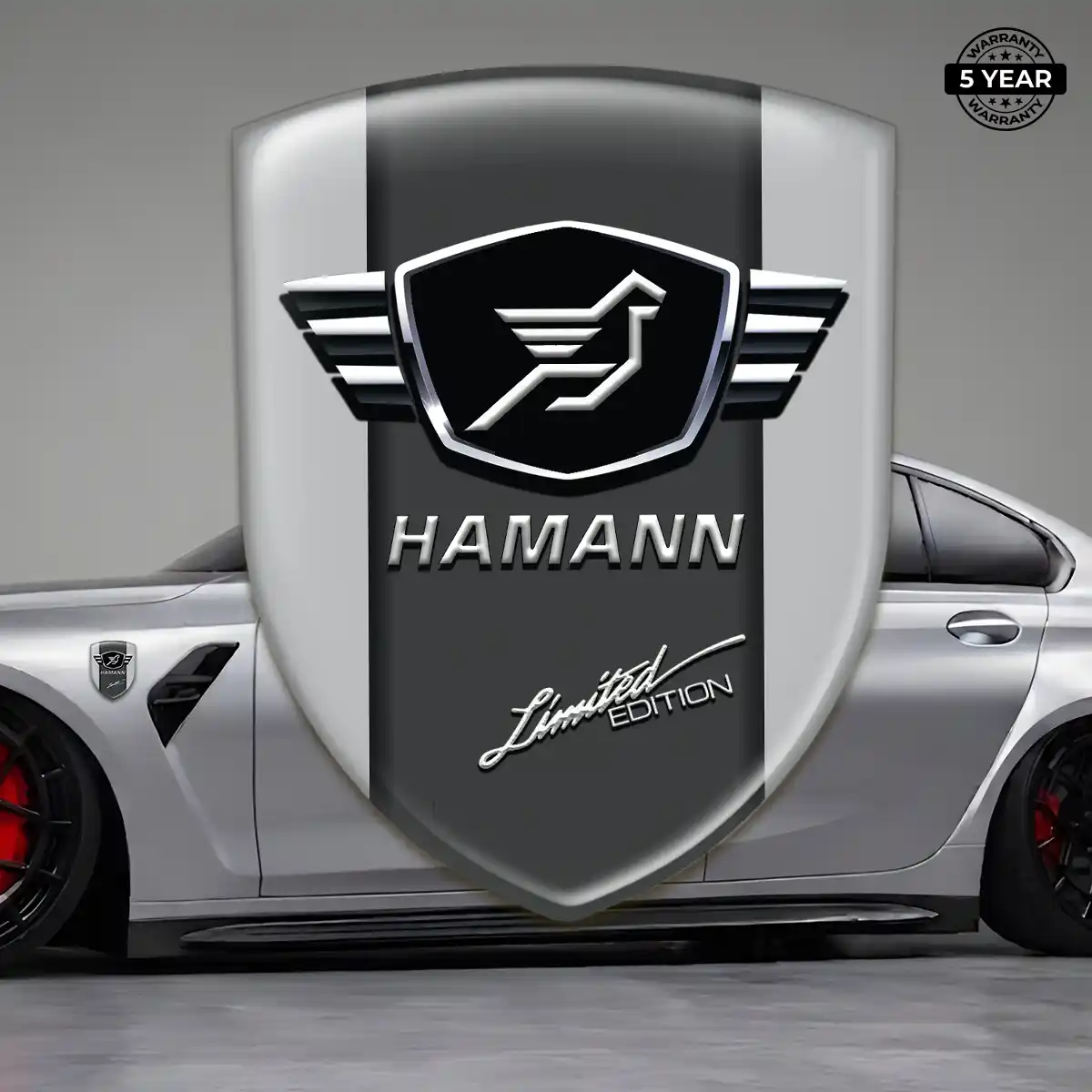 Hamman Resin Badge Sticker Refined Design