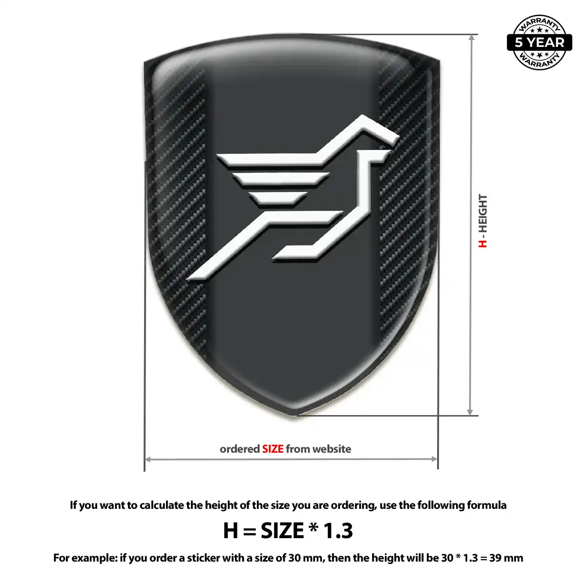 Hamman Resin Badge Sticker Signature Grade