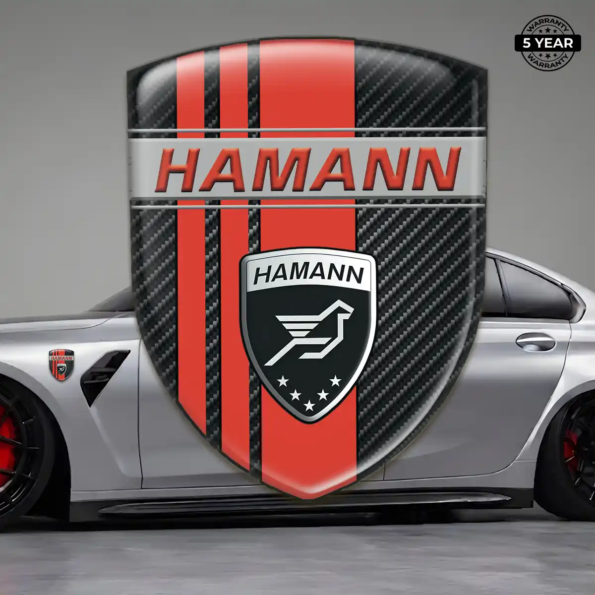 Hamman Resin Domed Sticker Auto Tuning