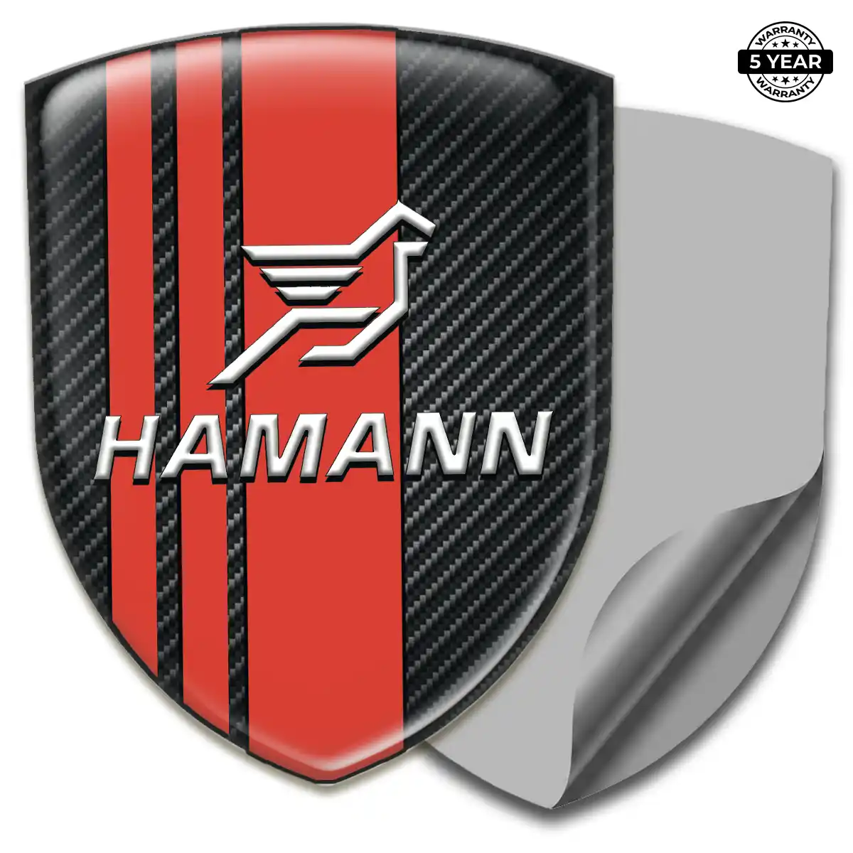 Hamman Resin Domed Sticker Exterior Luxe