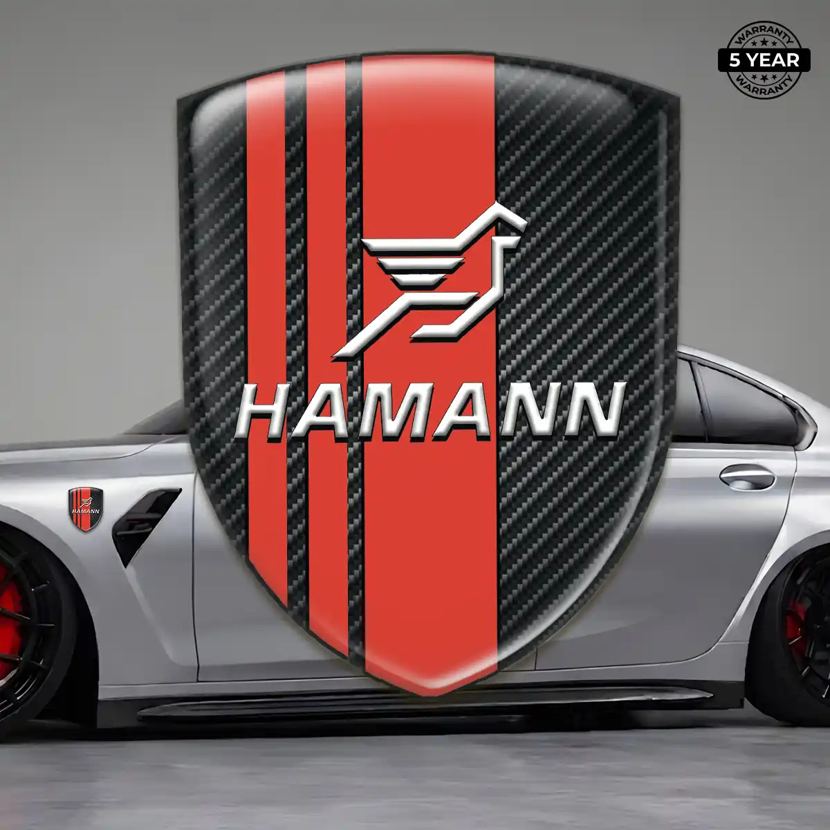 Hamman Resin Domed Sticker Exterior Luxe