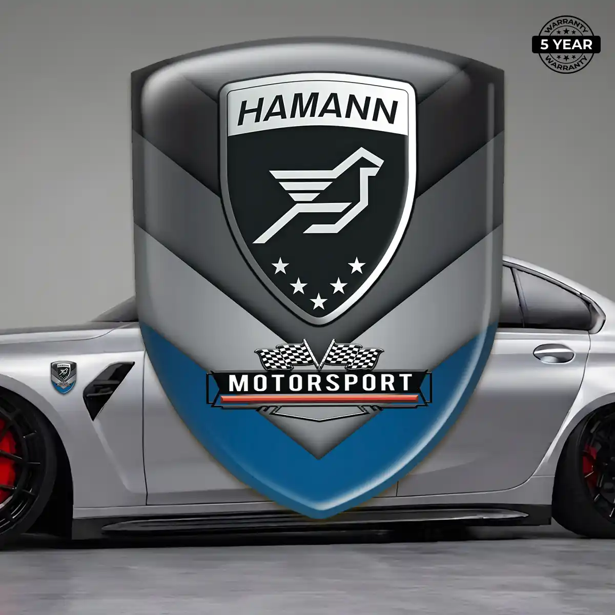 Hamman Resin Domed Sticker Interior Luxe