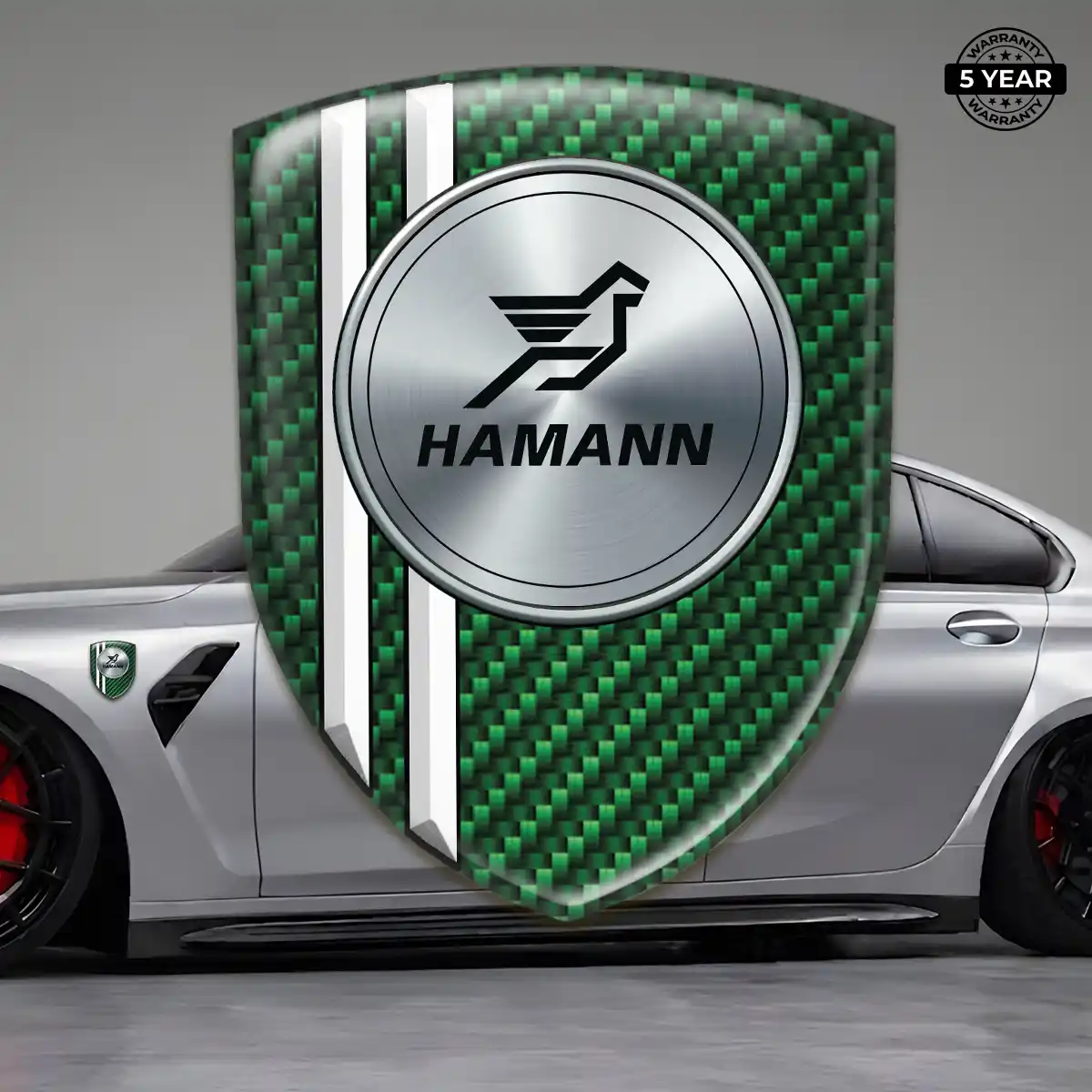 Hamman Resin Domed Sticker Outer Style