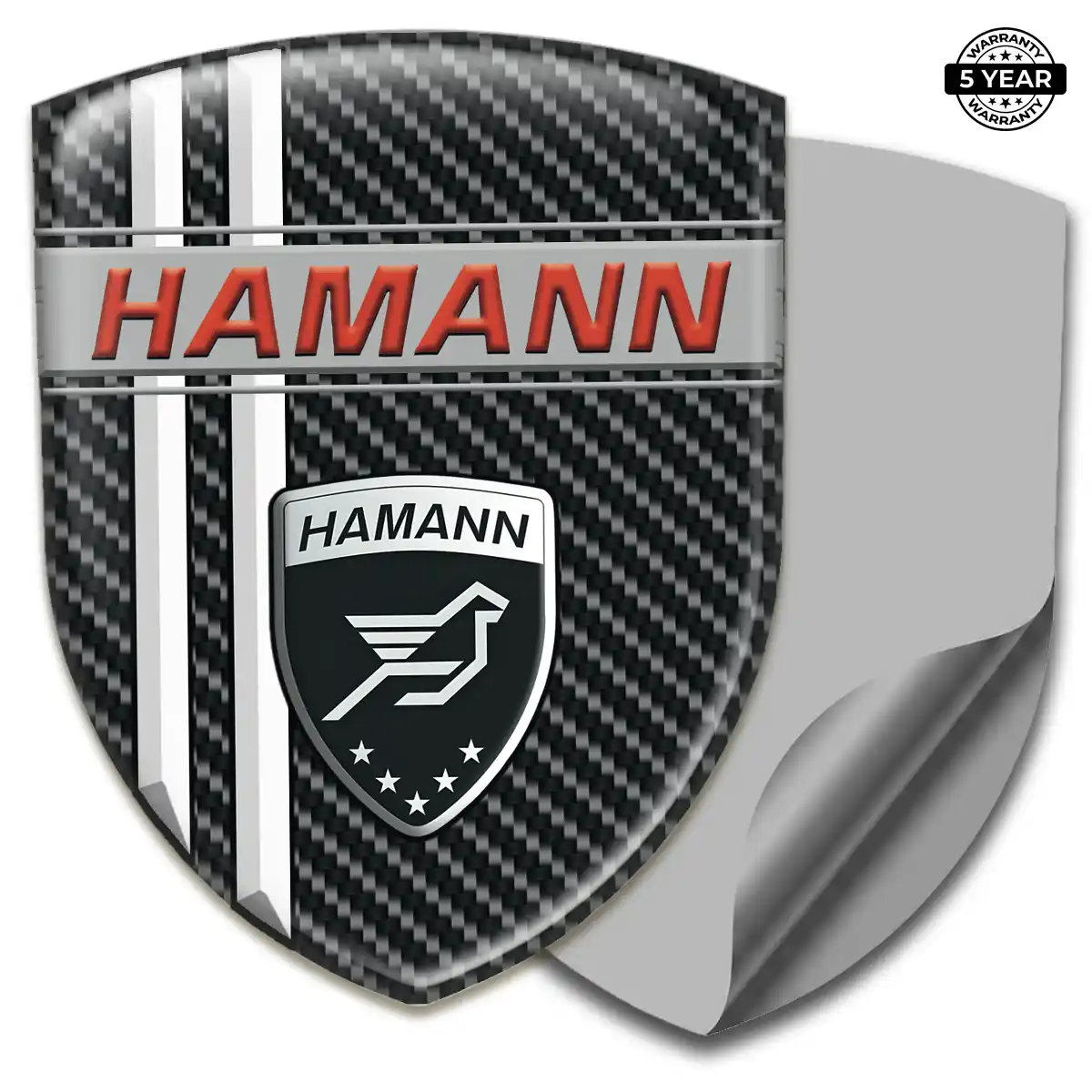 Hamman Resin Domed Sticker Premium Dome