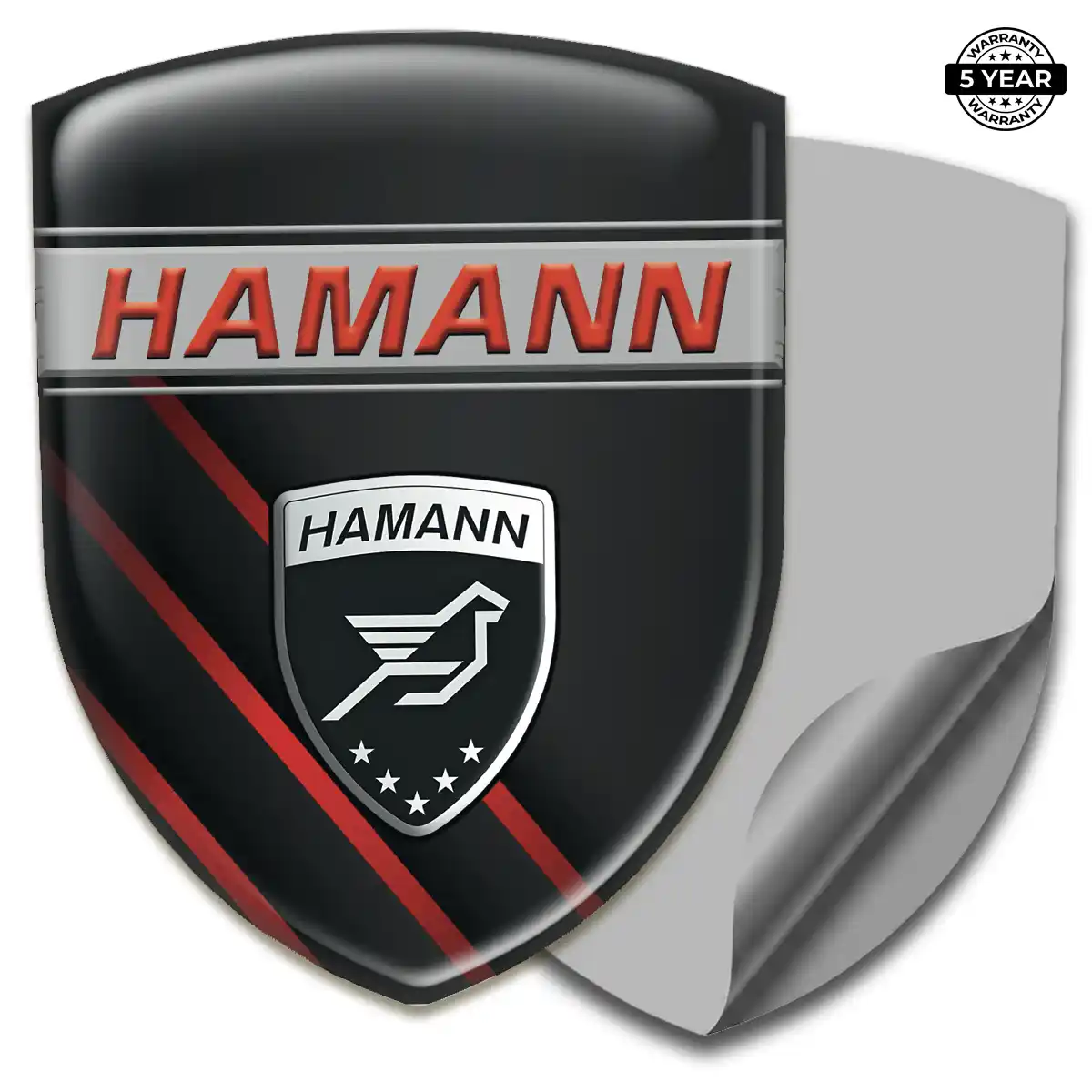 Hamman Resin Domed Sticker Resin Elite
