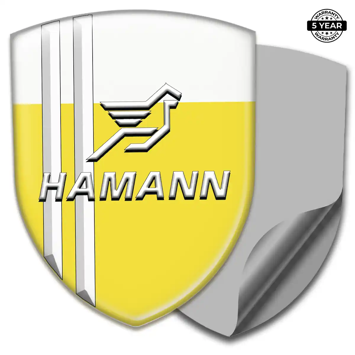 Hamman Resin Domed Sticker Resin Luxe