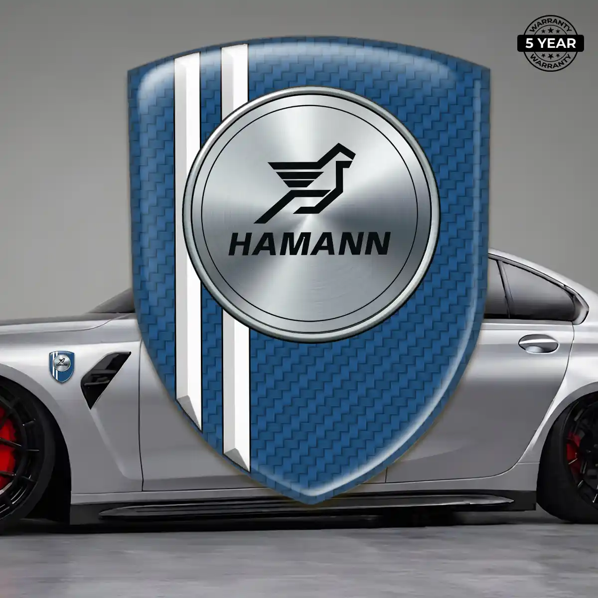 Hamman Resin Domed Sticker Sport Tuning