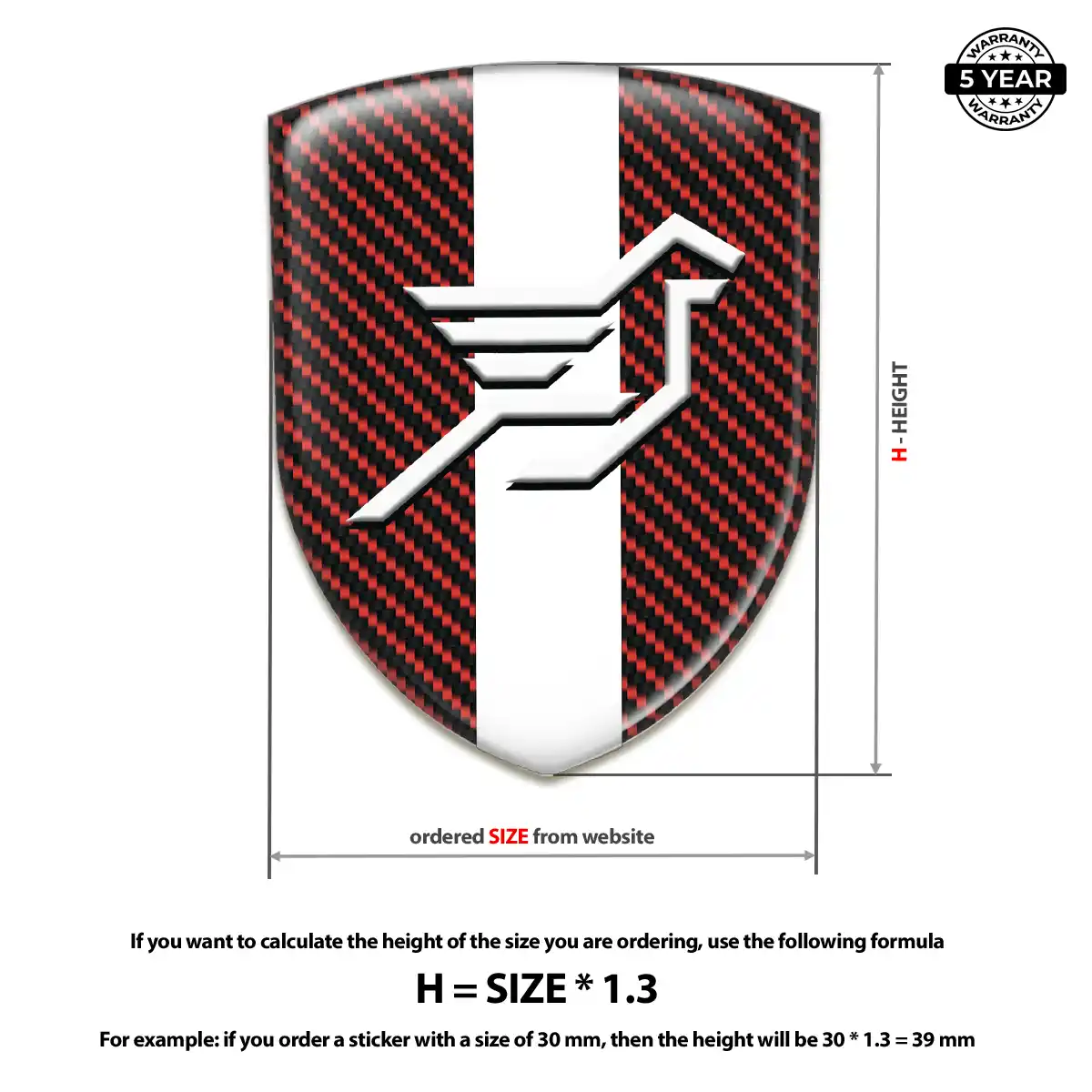 Hamman Resin Domed Sticker Superior Craft