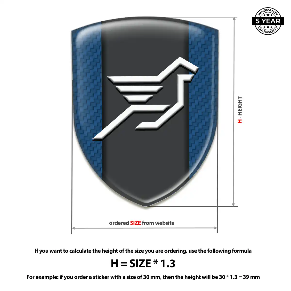 Hamman Resin Emblem Sticker Exclusive Series