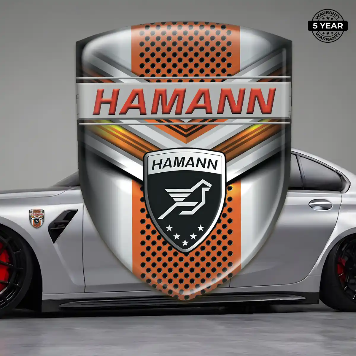 Hamman Resin Emblem Sticker Interior Elegance