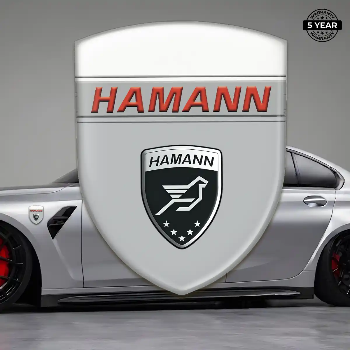 Hamman Resin Emblem Sticker Interior Luxe