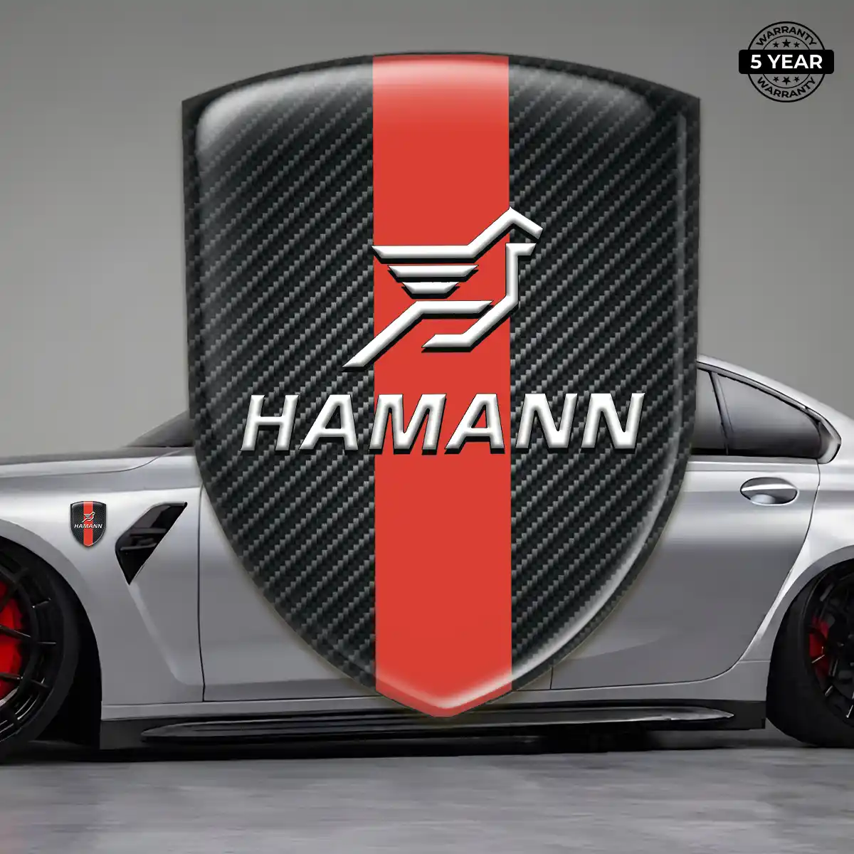 Hamman Resin Emblem Sticker Performance Style