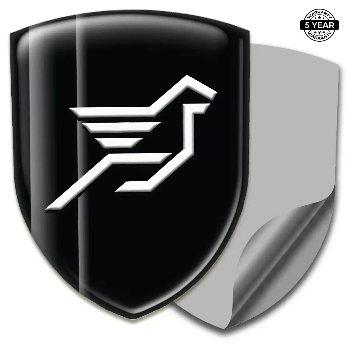 Hamman Resin Emblem Sticker Premium Dome