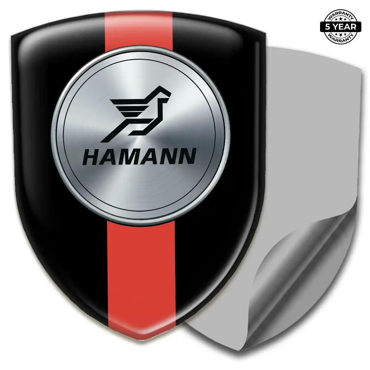 Hamman Resin Emblem Sticker Refined Design