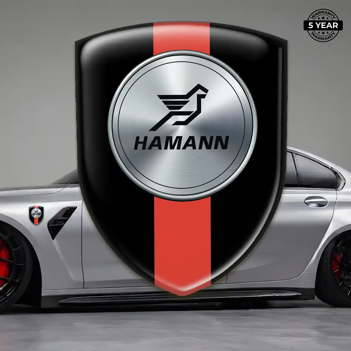 Hamman Resin Emblem Sticker Refined Design