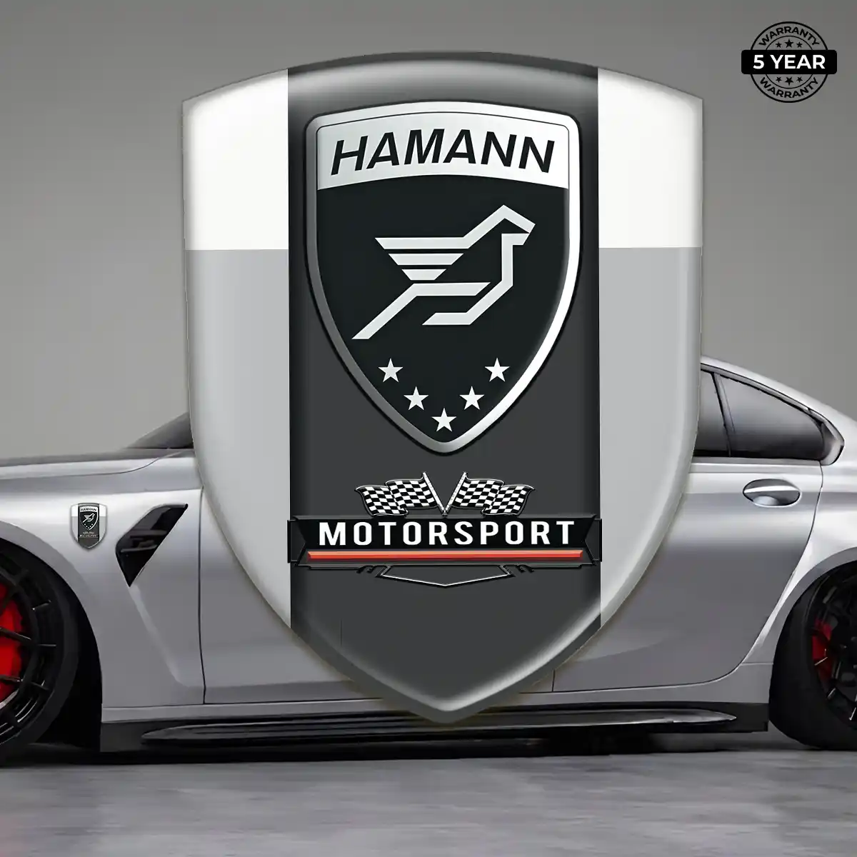 Hamman Self Adhesive Emblem Sticker Elite Finish