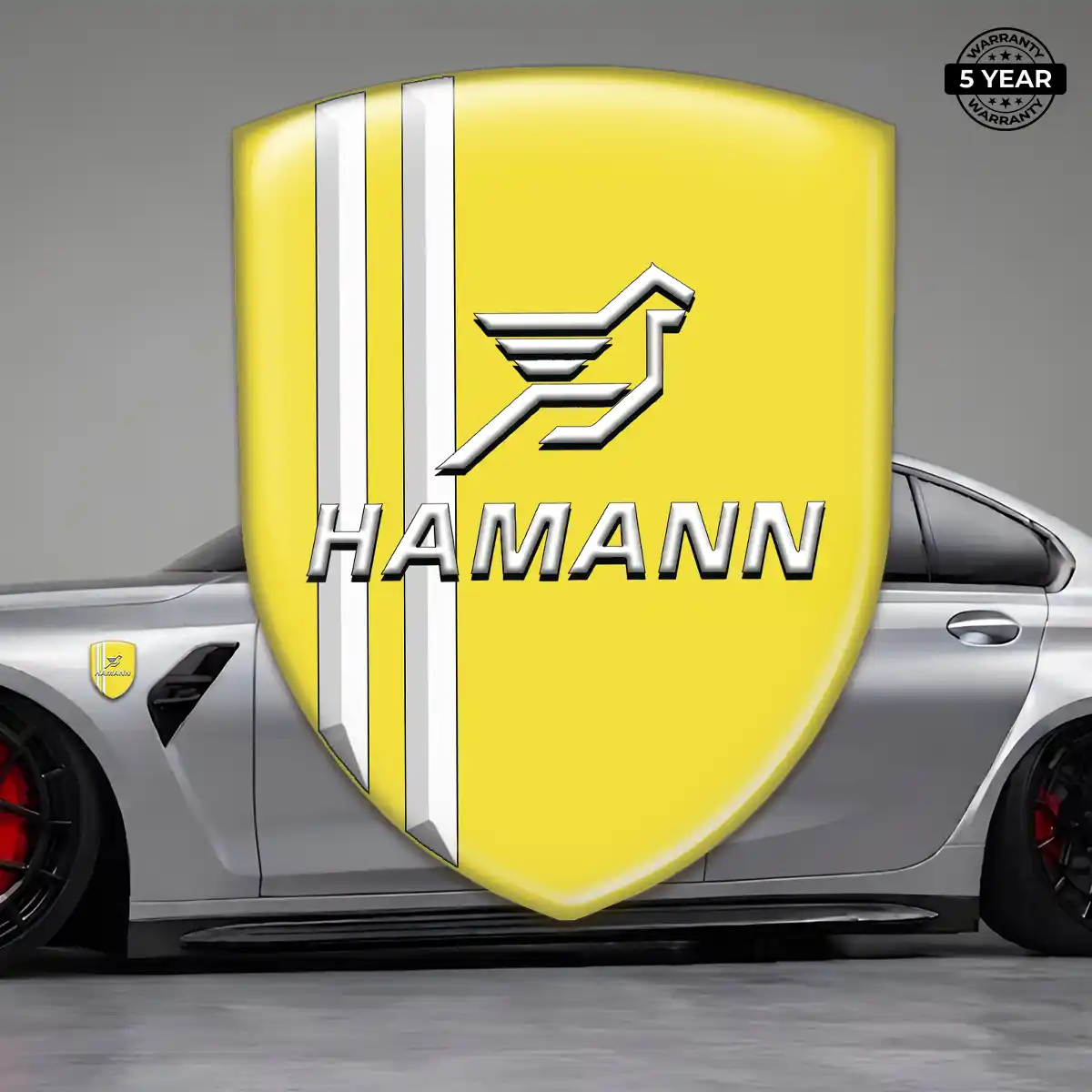 Hamman Self Adhesive Emblem Sticker Exterior Luxe