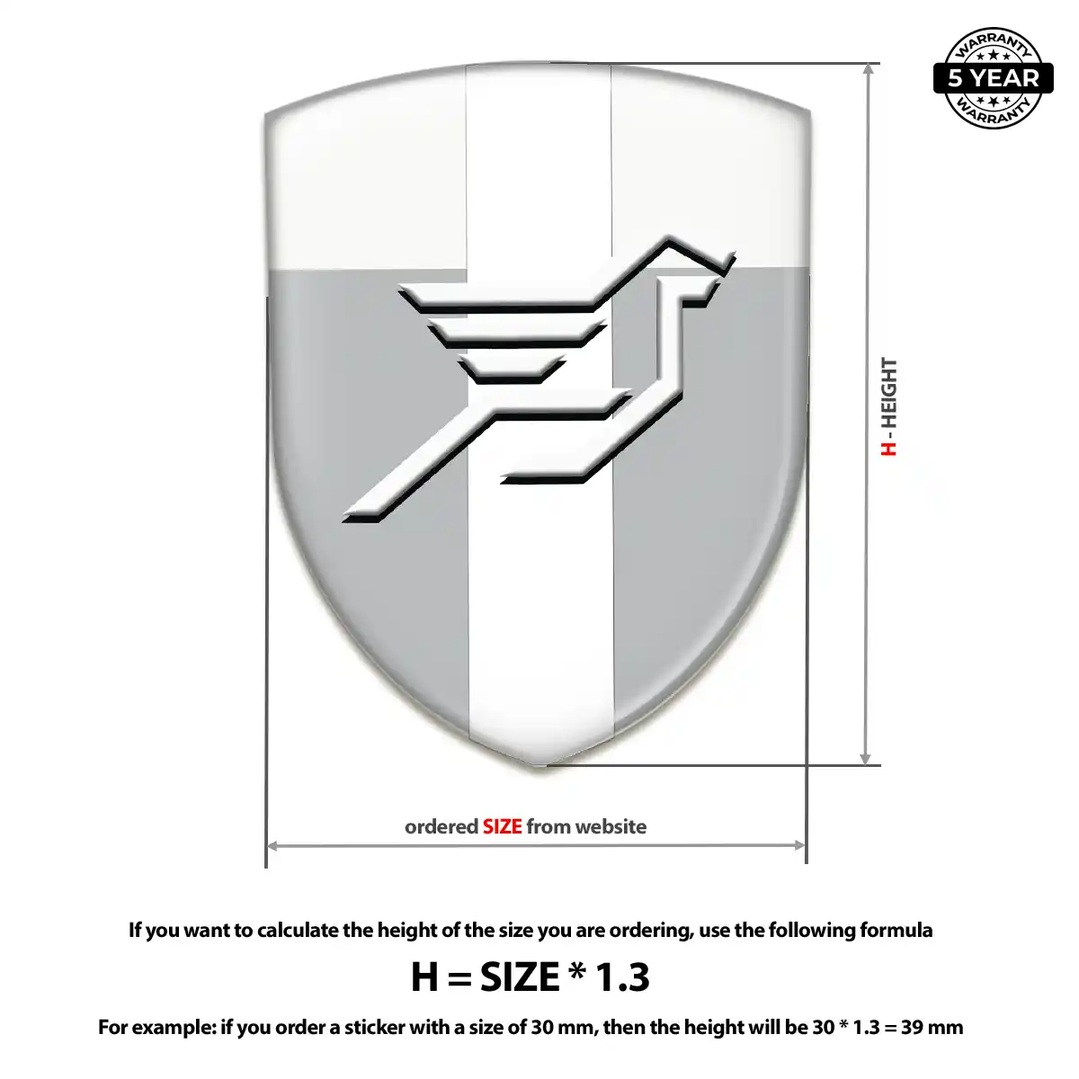 Hamman Self Adhesive Emblem Sticker Noble Edition