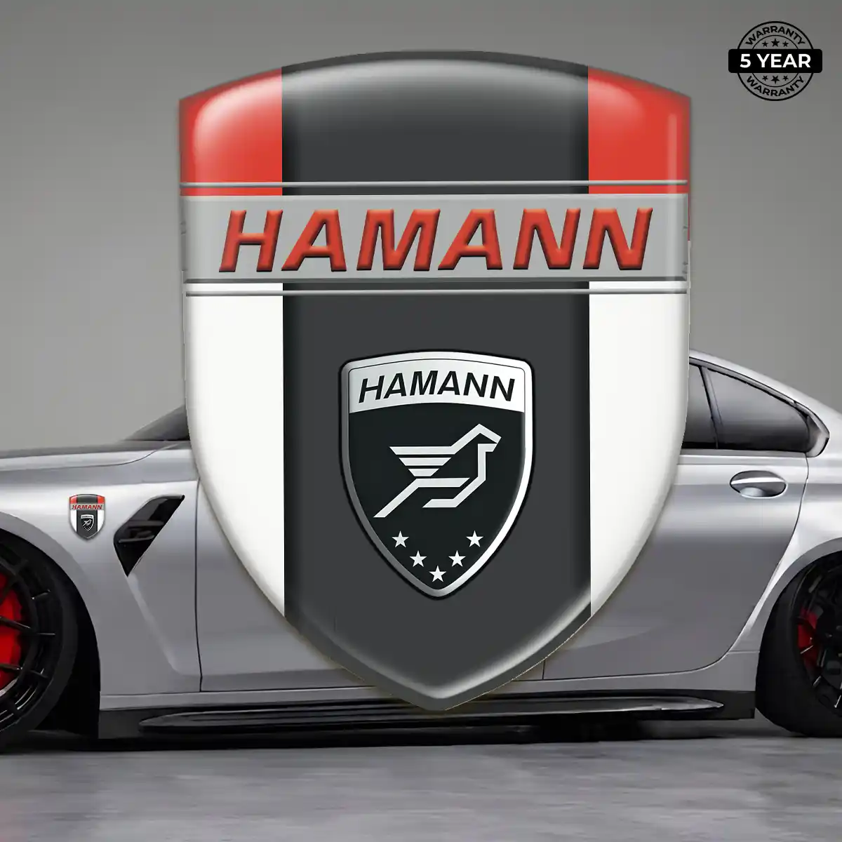 Hamman Self Adhesive Emblem Sticker Outer Style