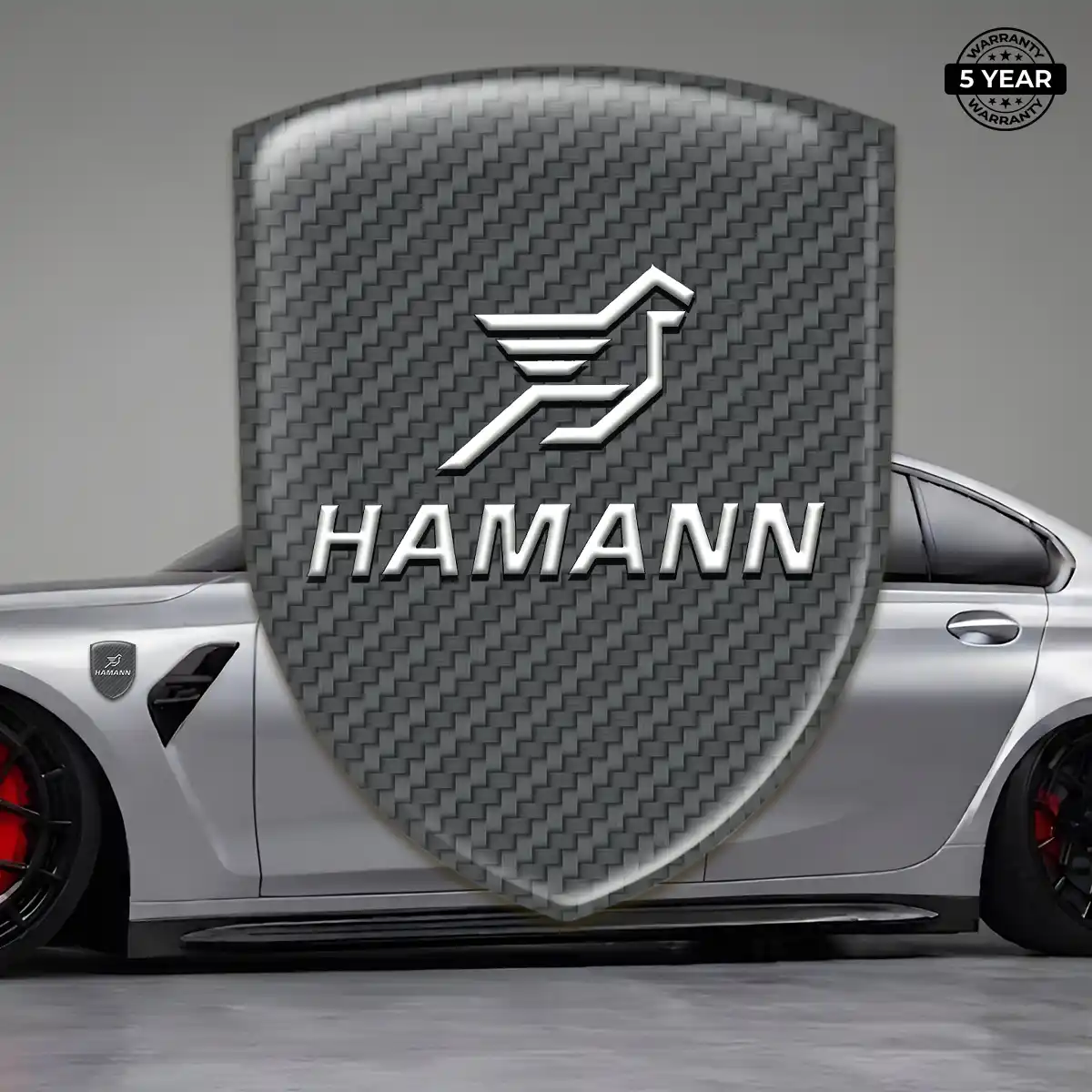 Hamman Self Adhesive Emblem Sticker Resin Elite