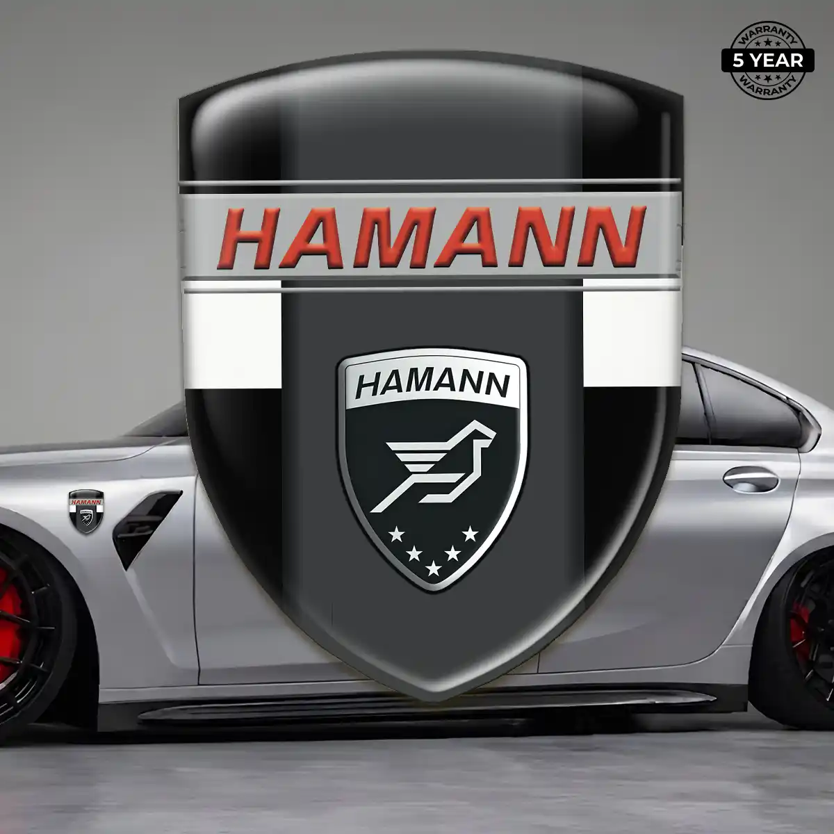 Hamman Self Adhesive Emblem Sticker Resin Luxe