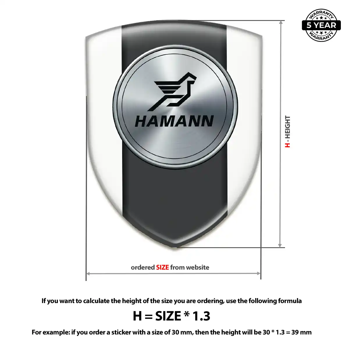Hamman Silicone Badge Cabin Style