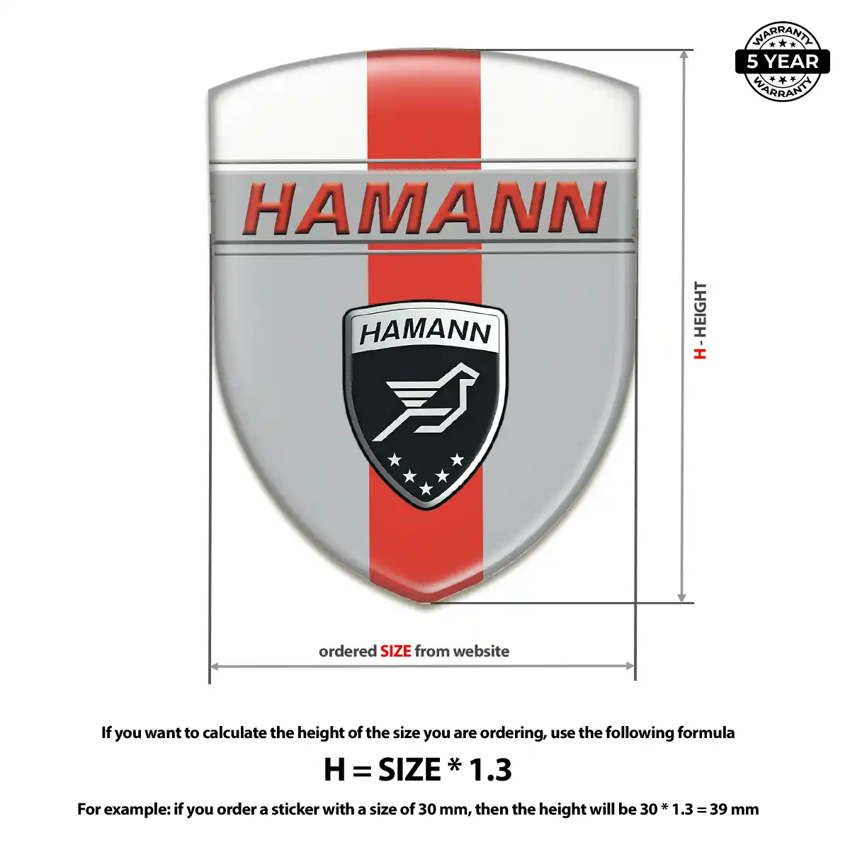 Hamman Silicone Badge Deluxe Edition
