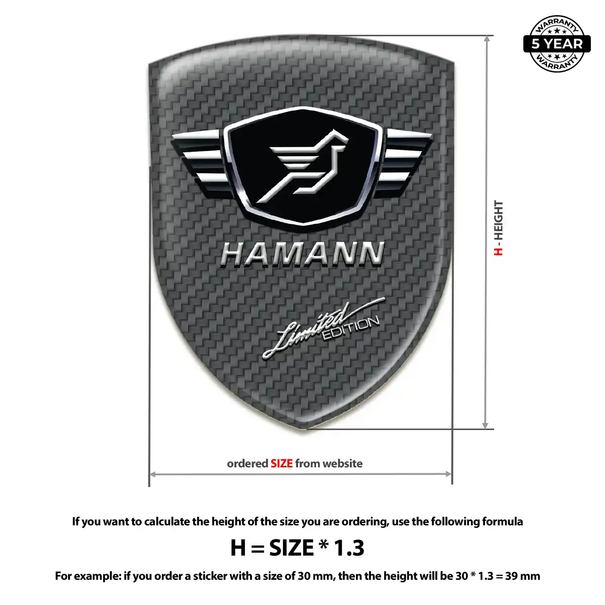 Hamman Silicone Badge Prime Quality