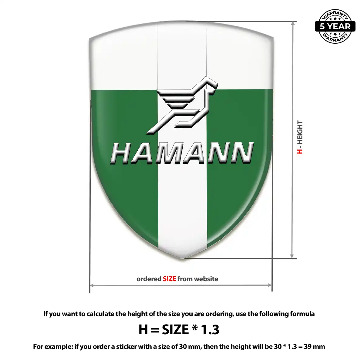 Hamman Silicone Badge Sport Tuning