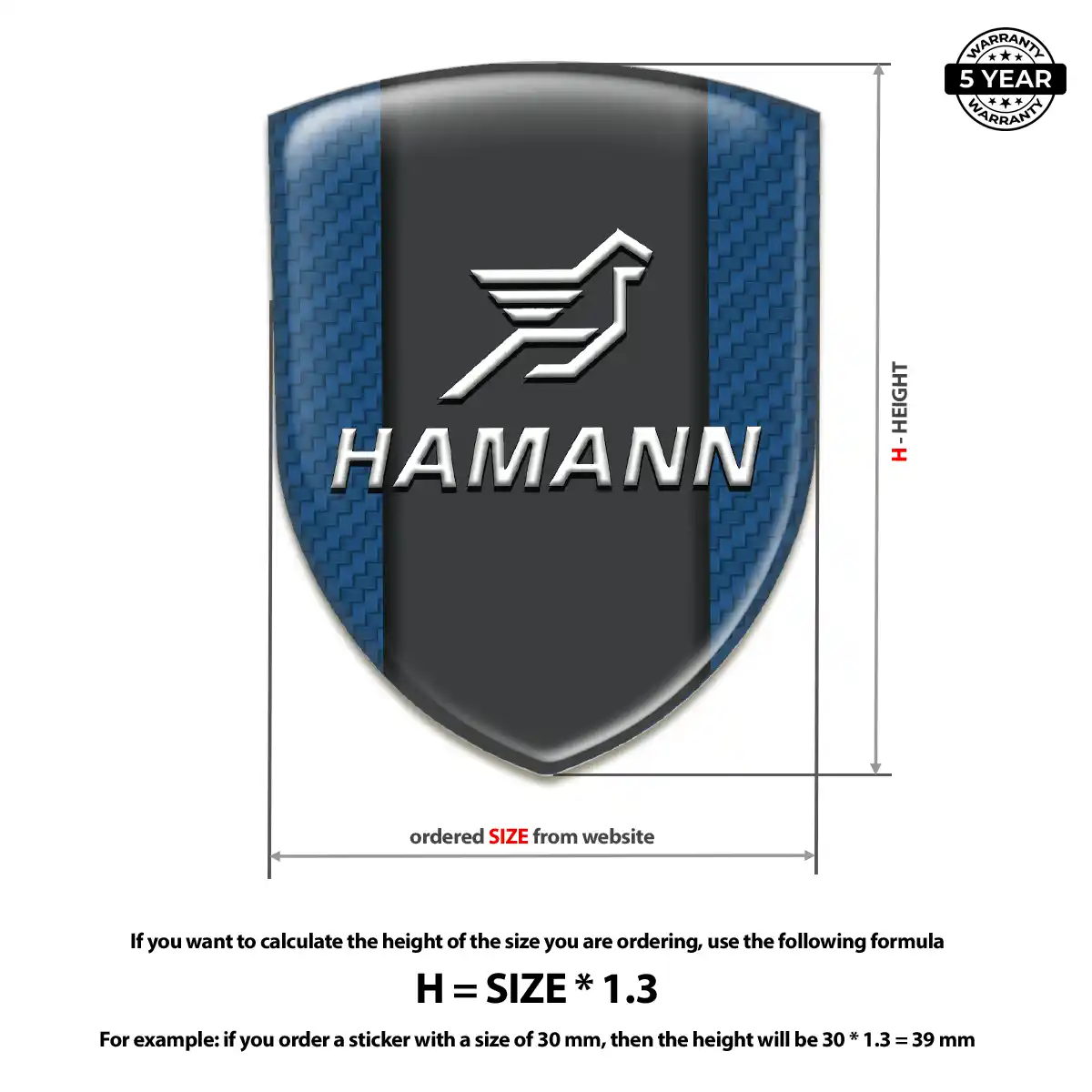 Hamman Silicone Emblem Auto Tuning