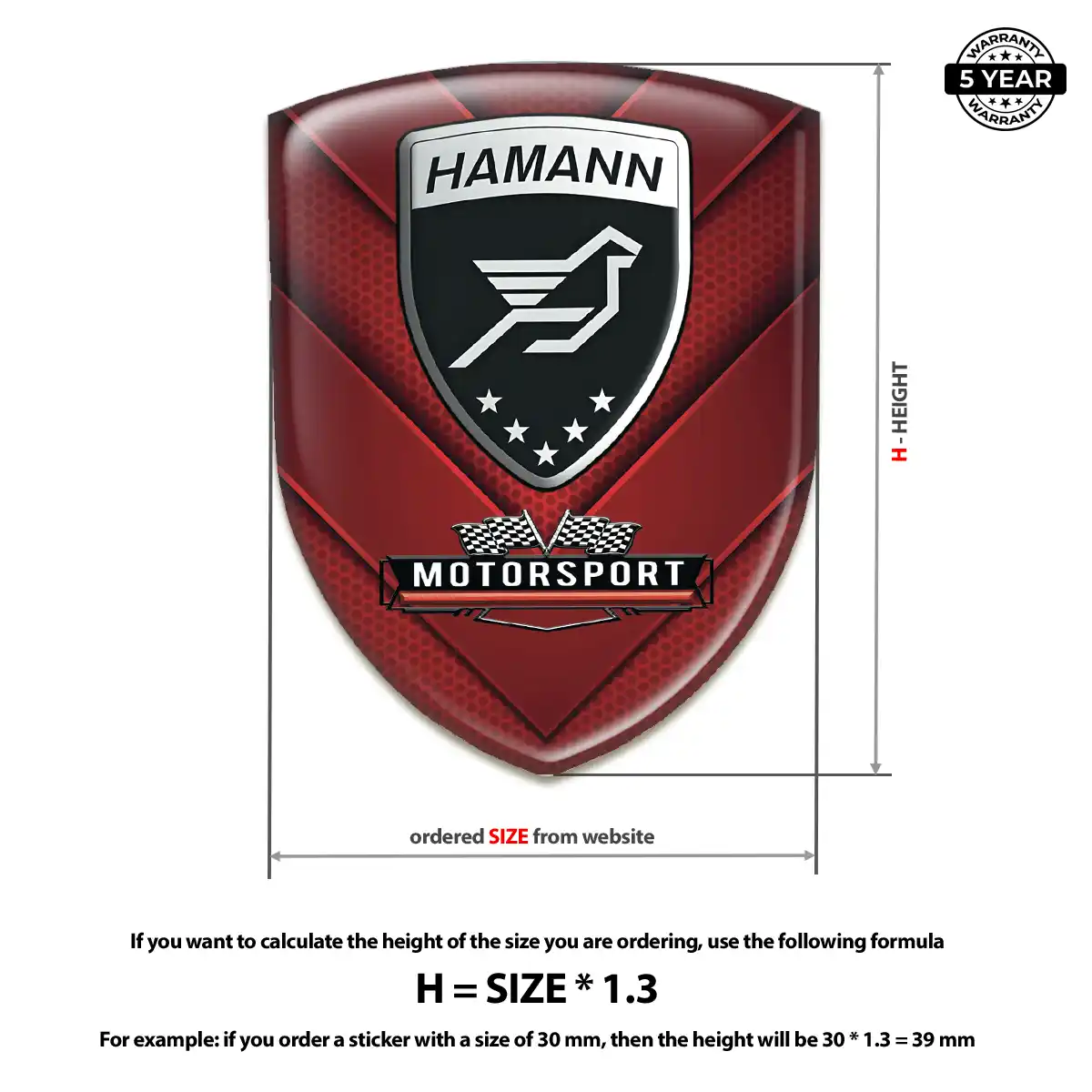 Hamman Silicone Emblem Deluxe Edition