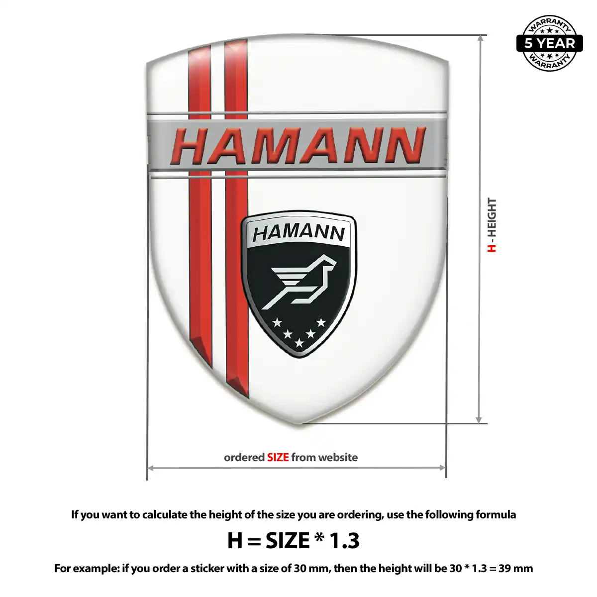 Hamman Silicone Emblem Exclusive Series