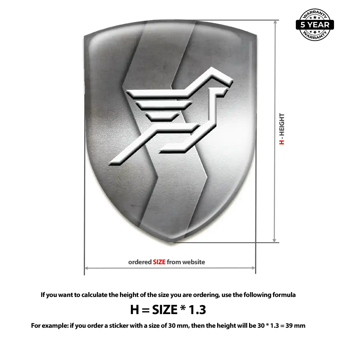 Hamman Silicone Emblem Interior Elegance