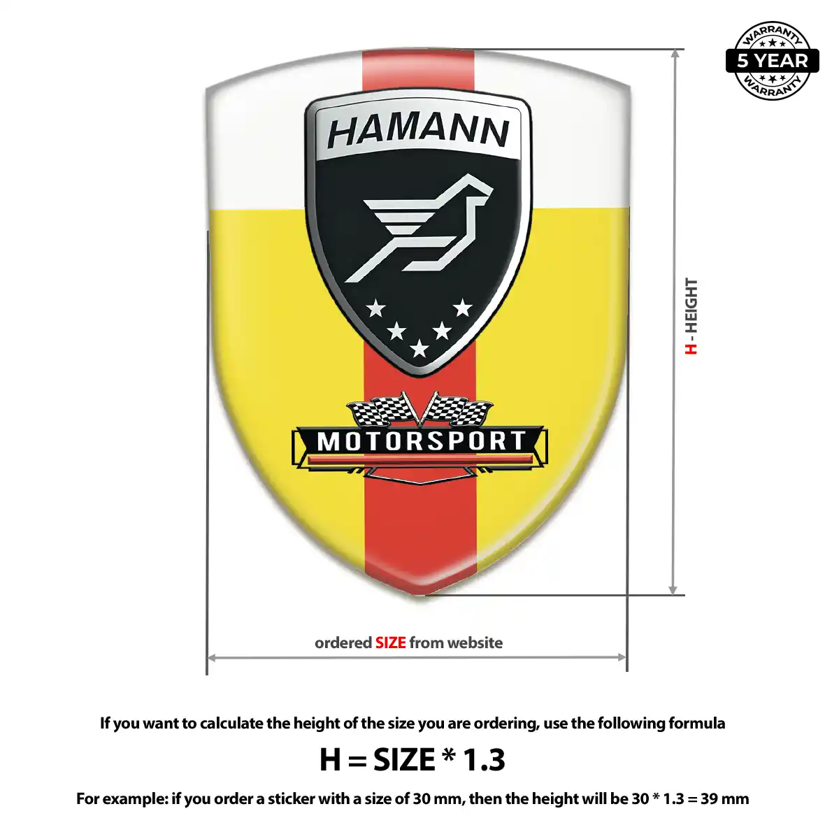Hamman Silicone Emblem Noble Edition