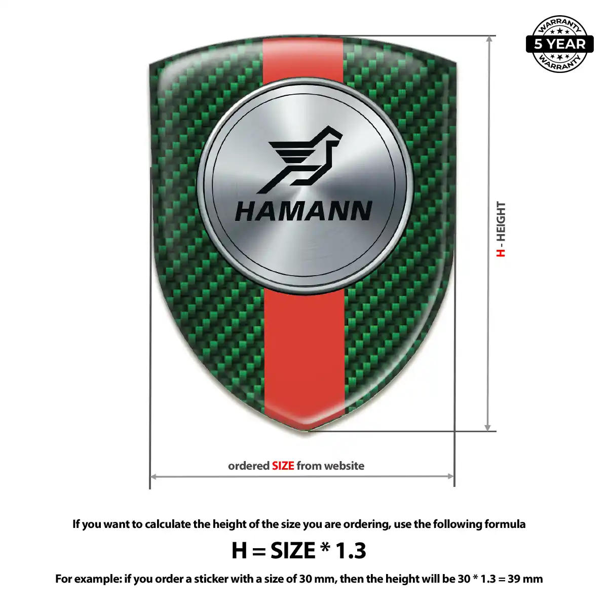 Hamman Silicone Emblem Resin Elite