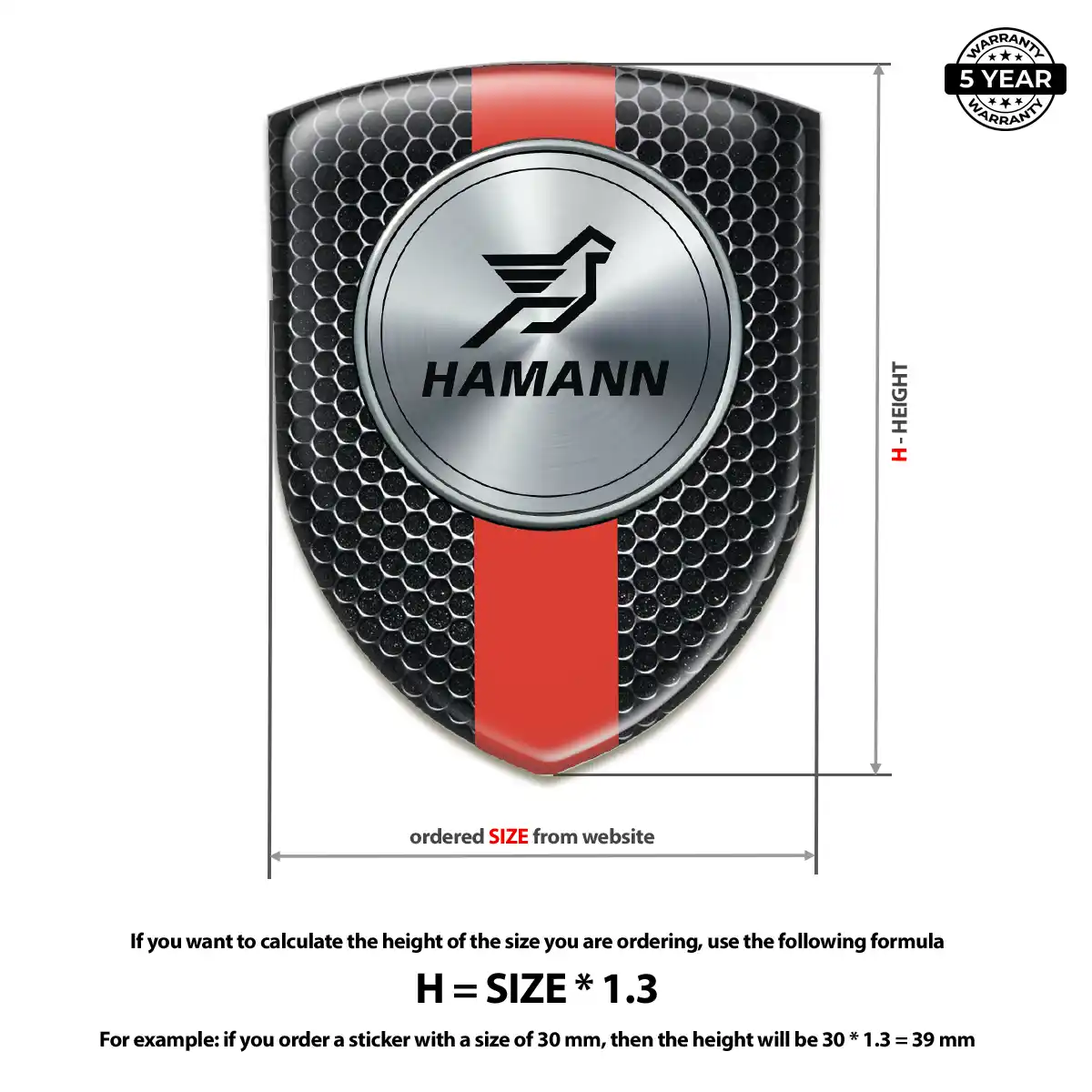 Hamman Silicone Emblem Sport Tuning