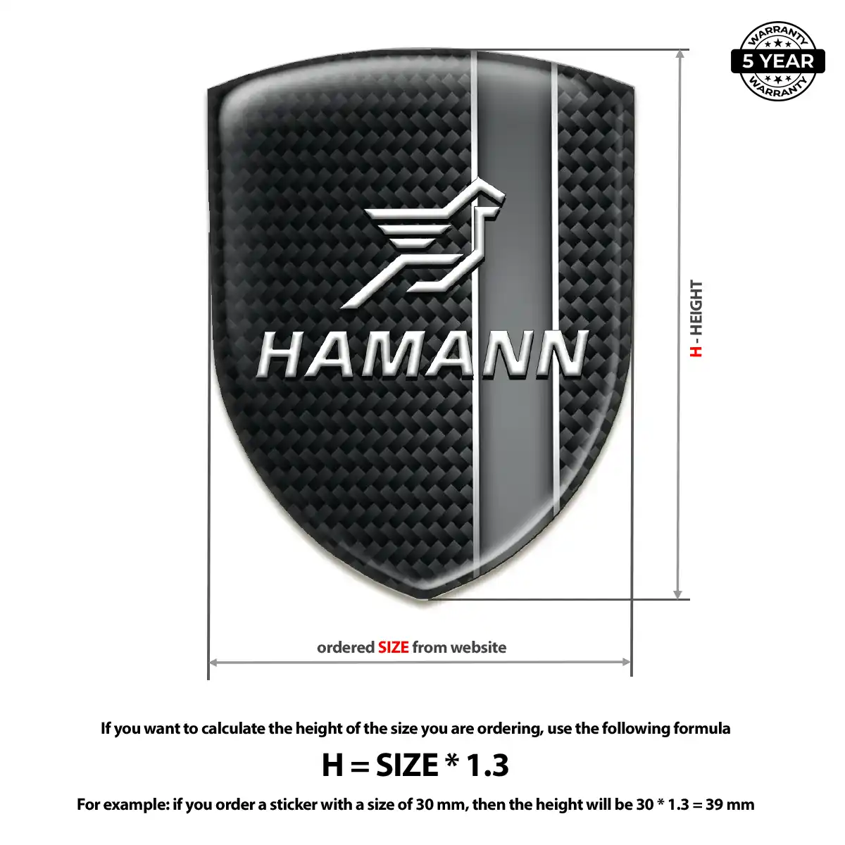Hamman Silicone Sticker Deluxe Edition