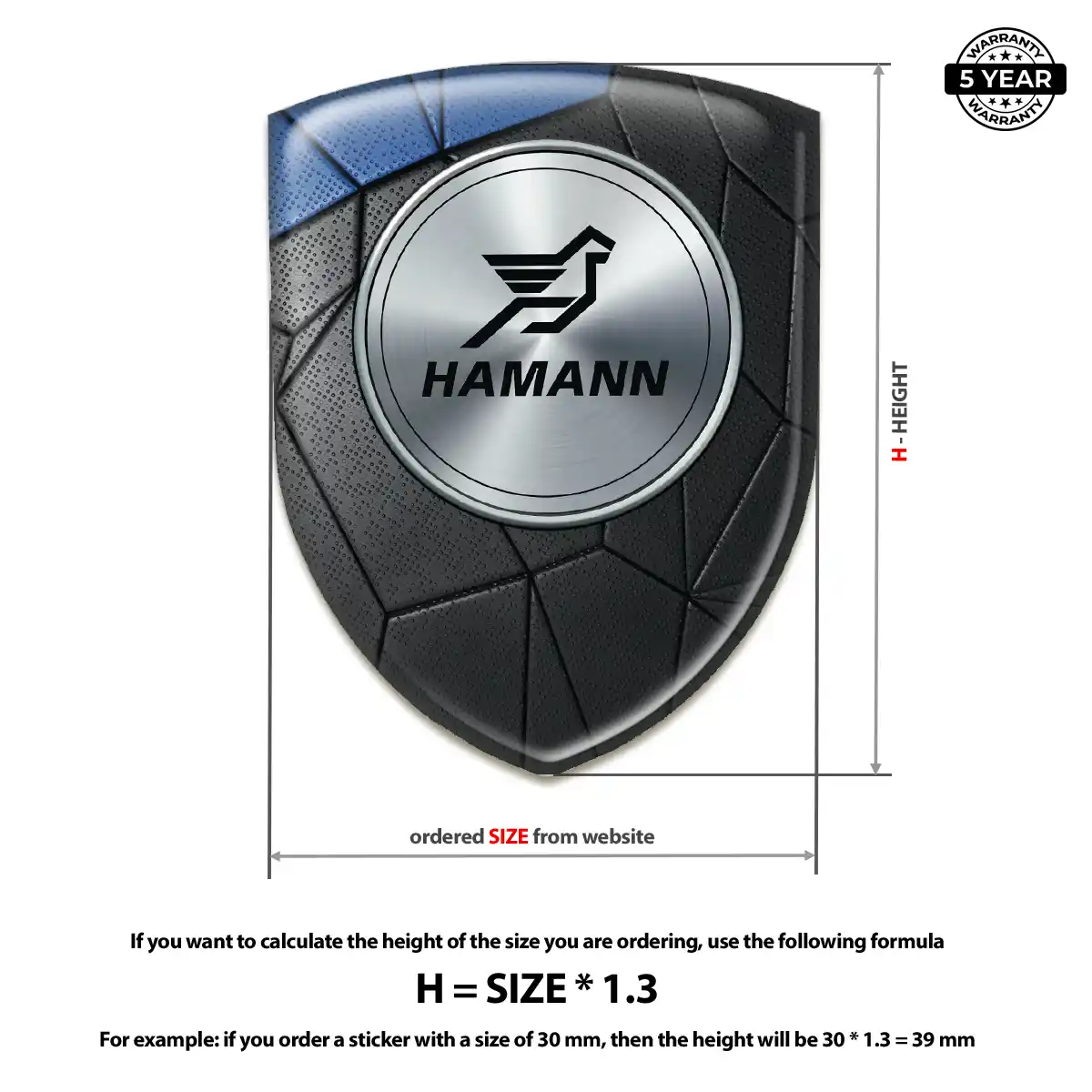 Hamman Silicone Sticker Sport Tuning