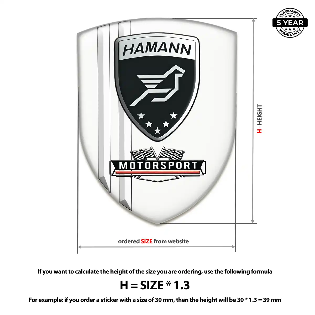 Hamman Sticker Elite Finish