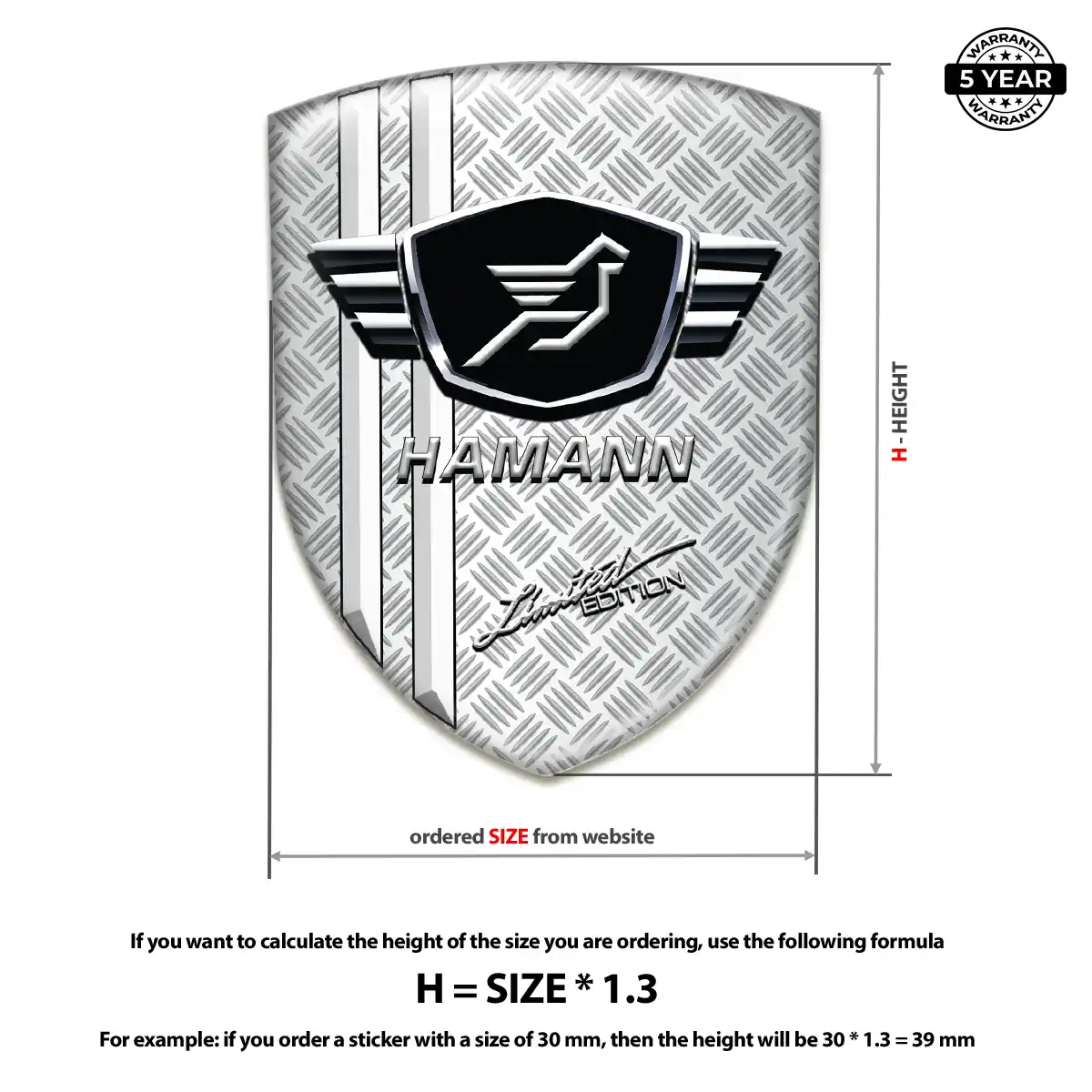 Hamman Sticker Interior Elegance