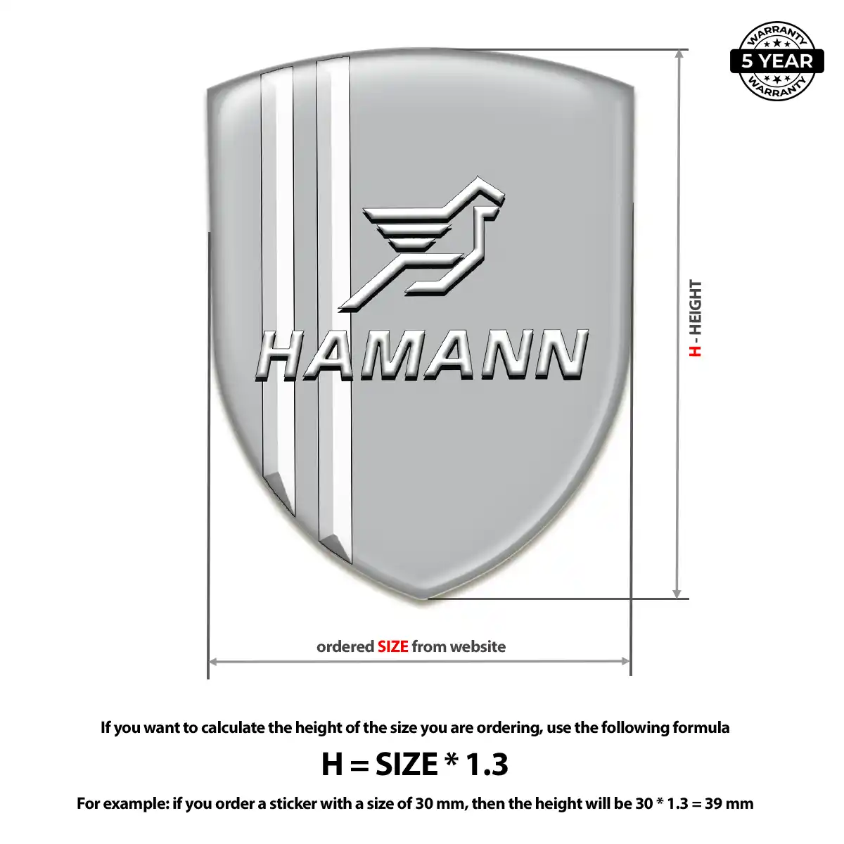 Hamman Sticker Signature Grade