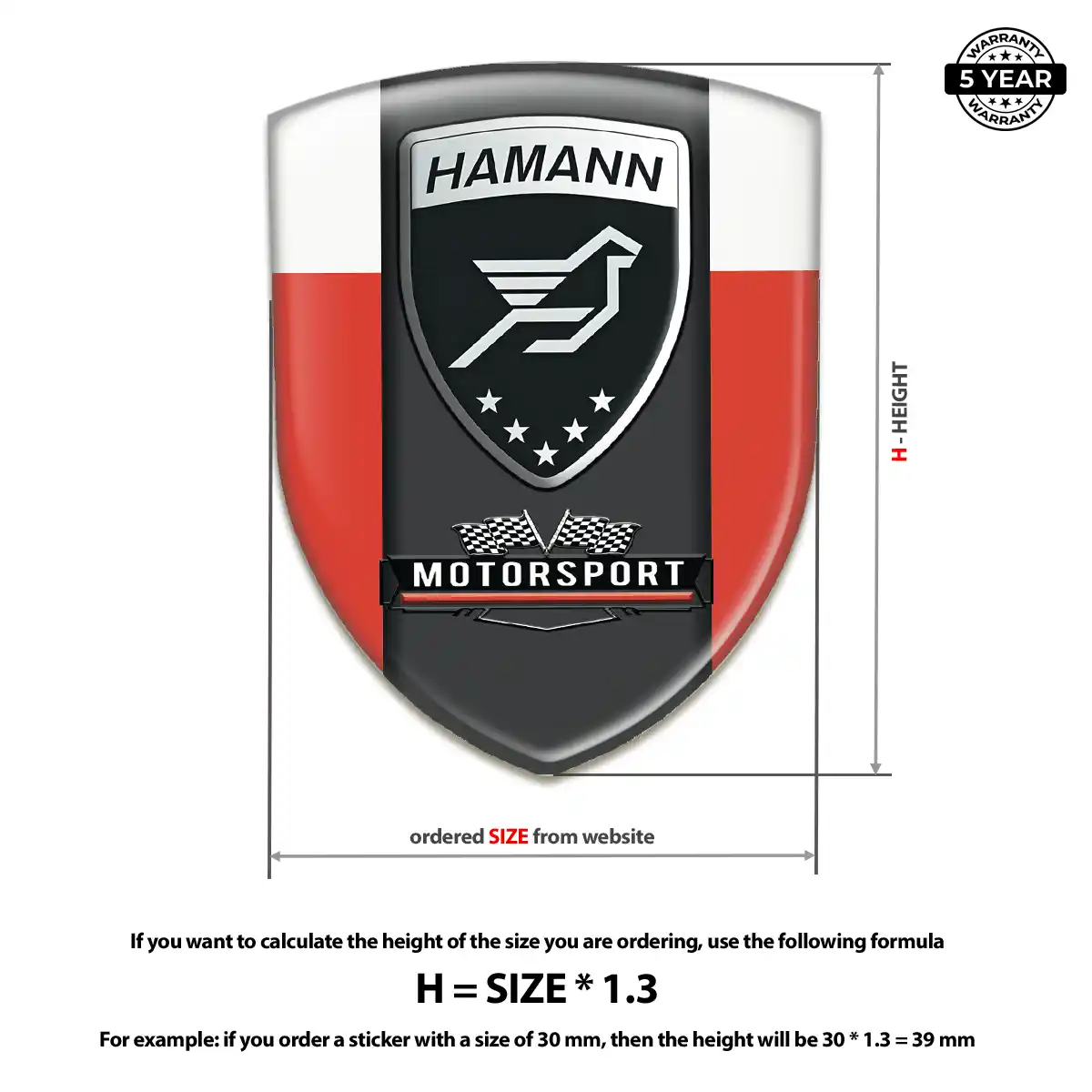 Hamman Sticker Sleek Style