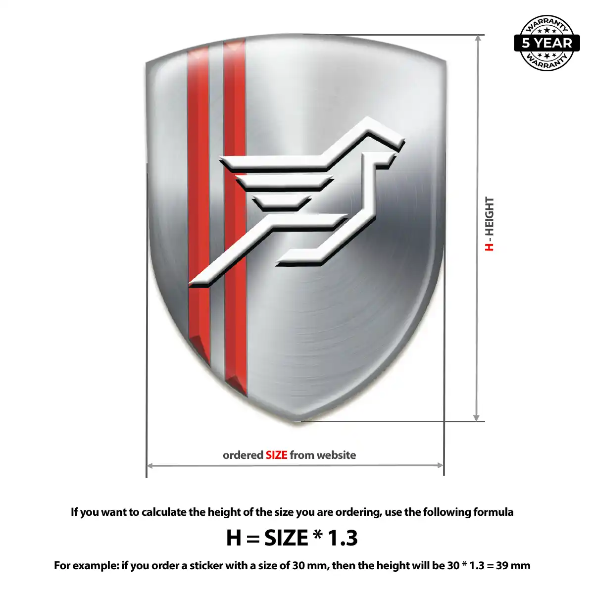 Hamman Vehicle Logo Sticker Interior Elegance