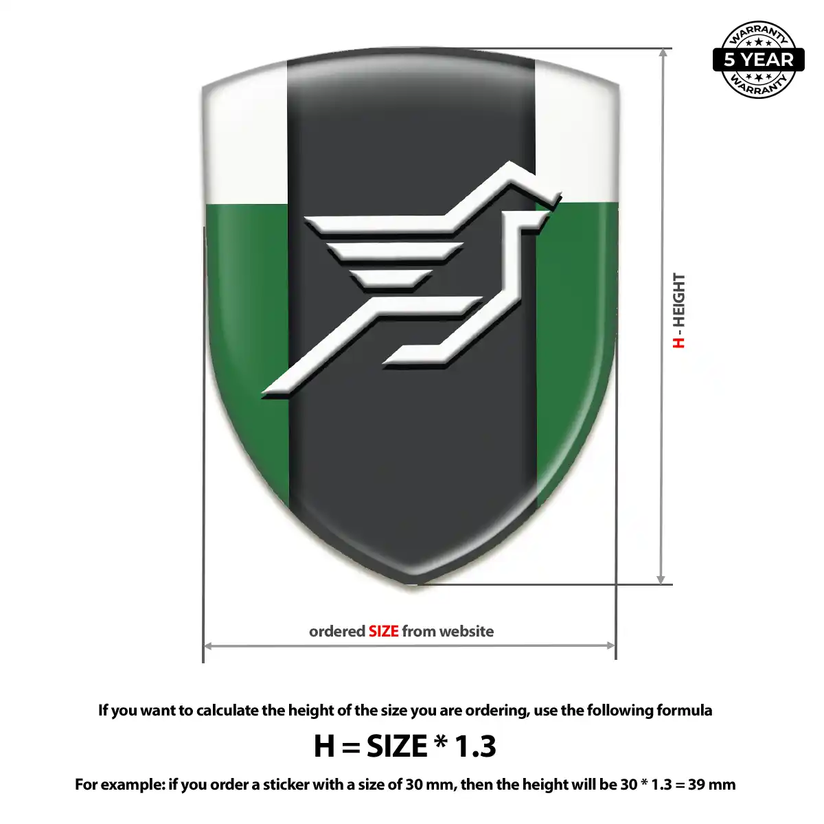 Hamman Vehicle Logo Sticker Outer Style