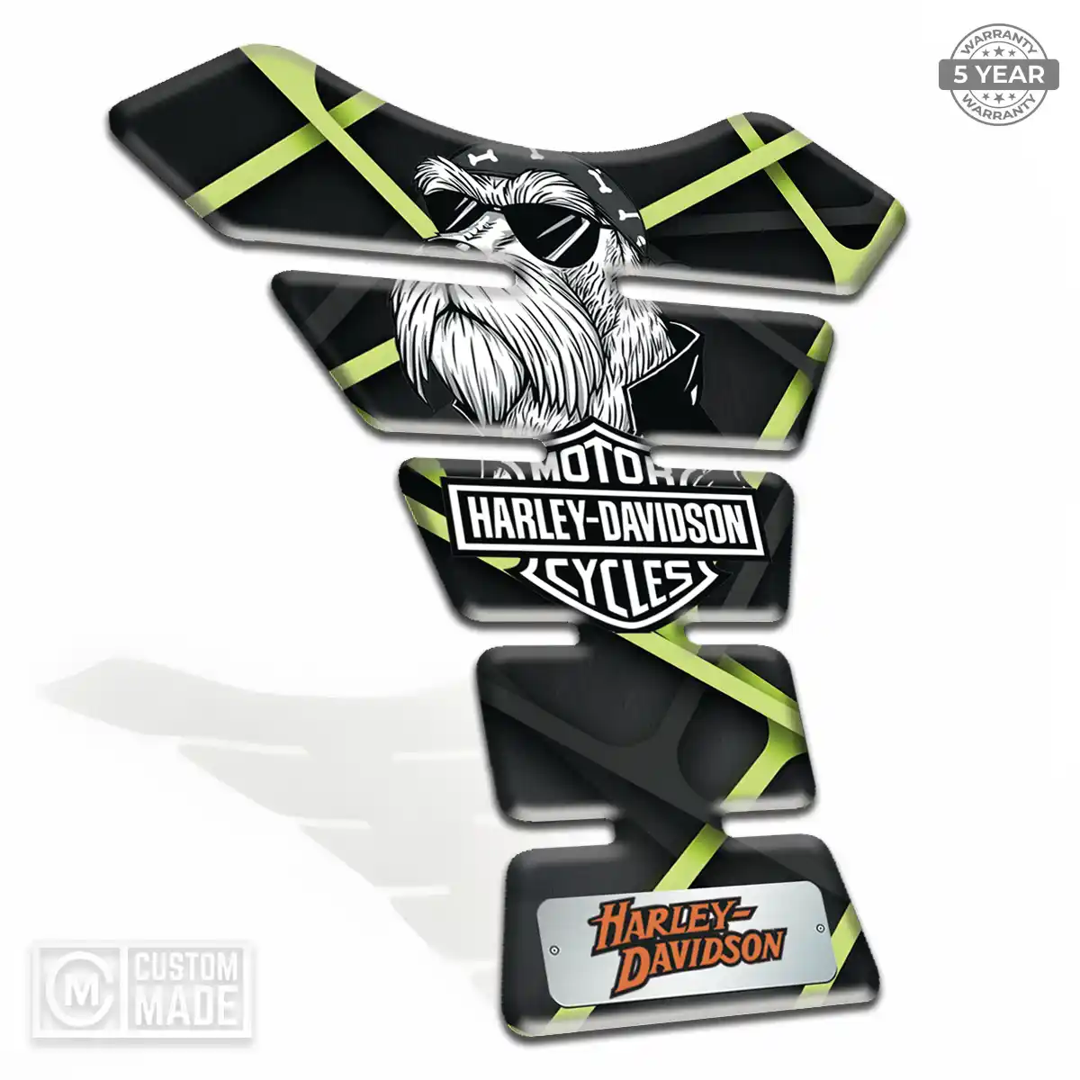 Harley 3D Domed Tank Pad Prestige Line
