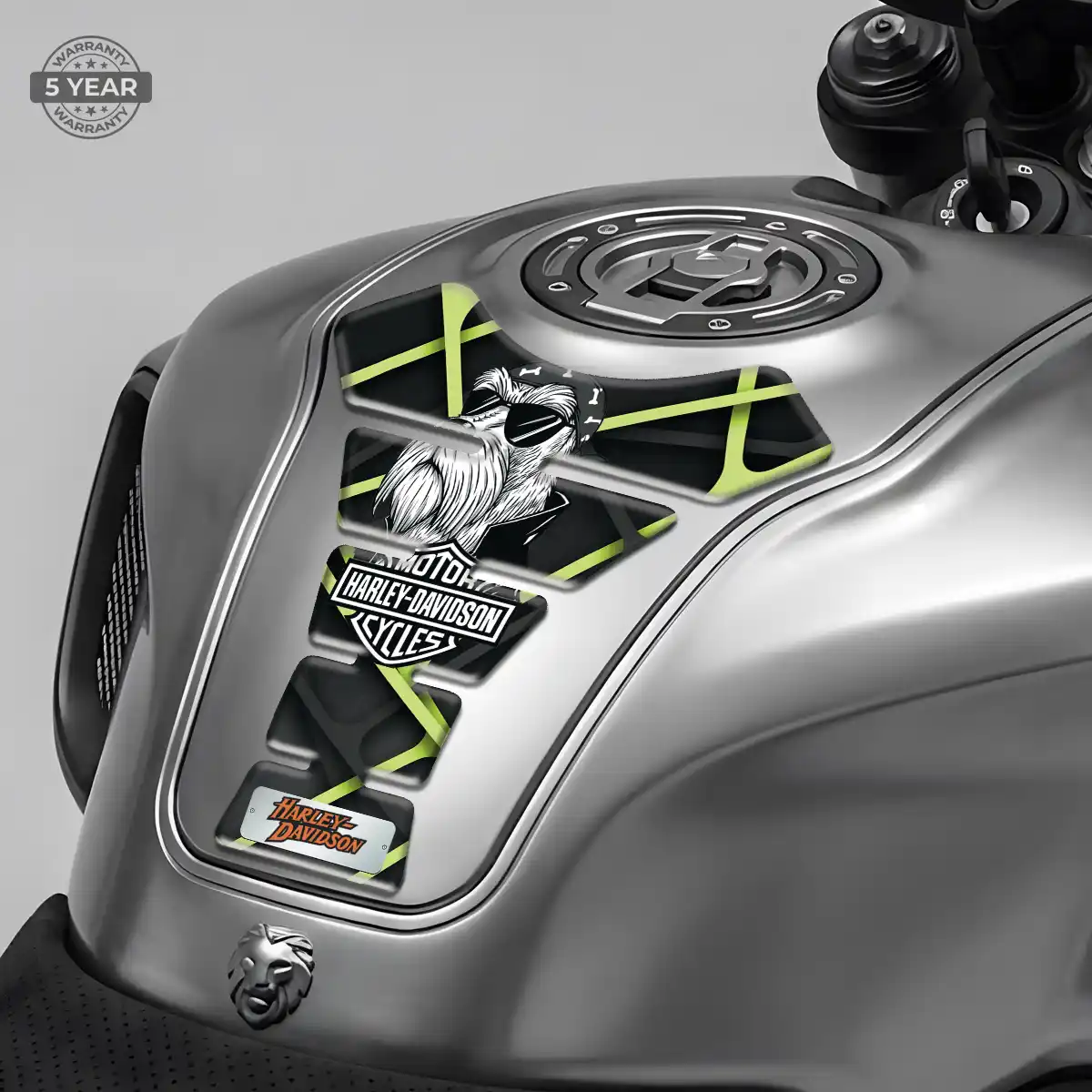 Harley 3D Domed Tank Pad Prestige Line