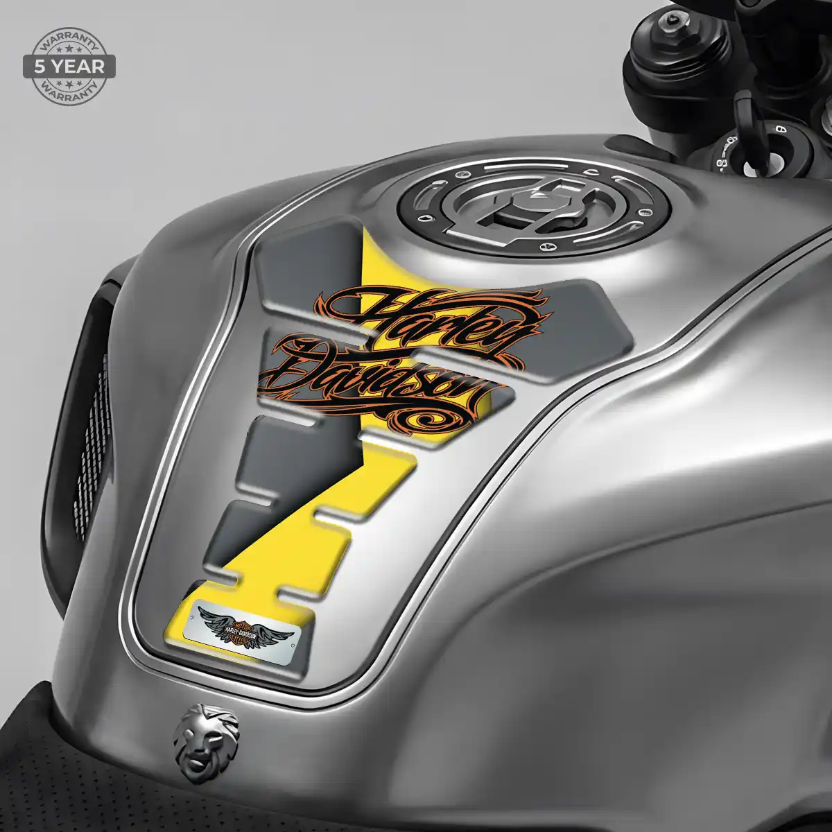 Harley 3D Domed Tank Pad Prime Quality