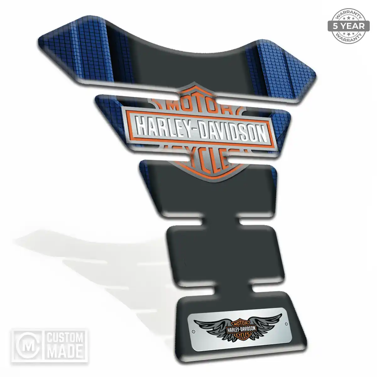 Harley 3D Domed Tank Pad Superior Craft