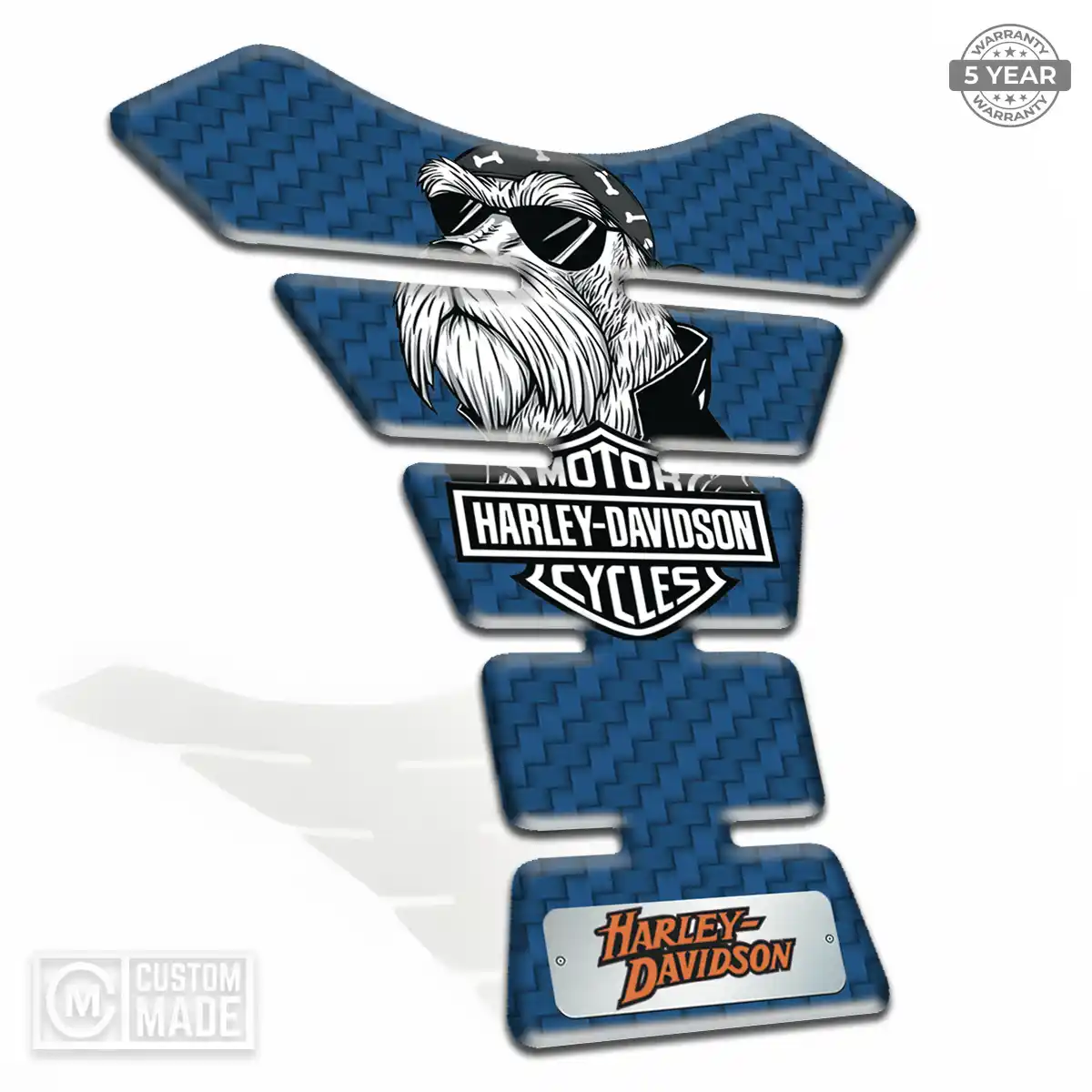 Harley 3D Gel Tank Pad Prestige Line