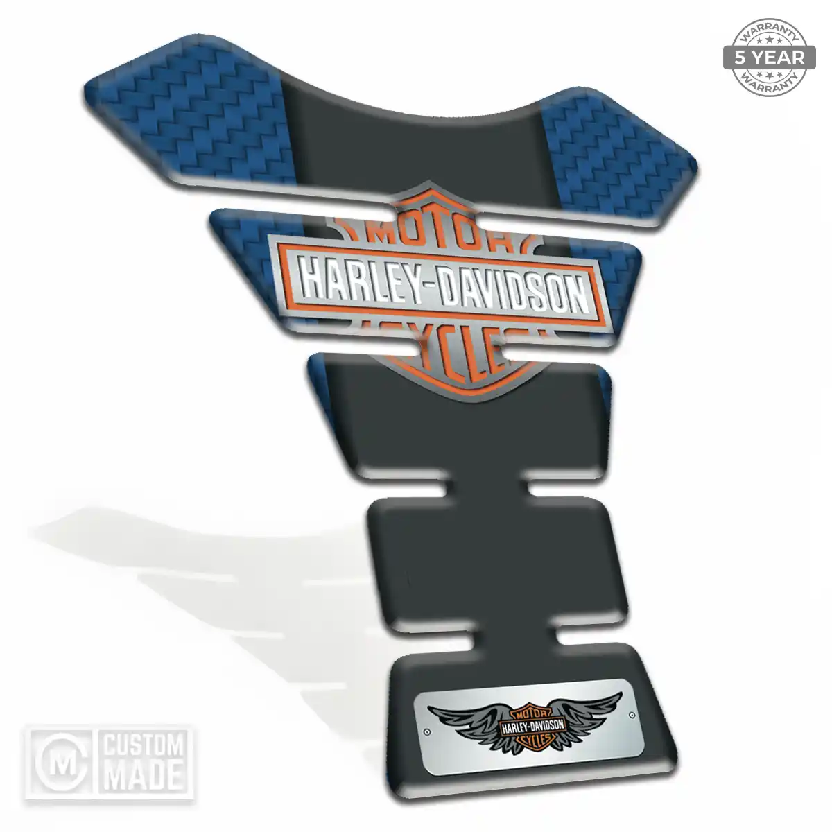 Harley 3D Gel Tank Pad Signature Grade